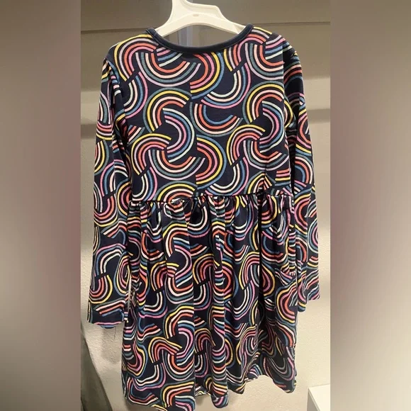 Hanna Andersson Long Sleeve Playground Dress, size 6-7 - Picture 4 of 4